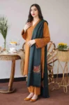 AISLING 3PC DHANAK EMBROIDERED WITH DHANAK EMBROIDERED SHAWL GC-3145