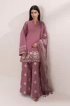 SAPPHIRE 3PC LAWN EMBROIDERED SHIRT MONARK PRINT DUPATTA & EMB TROUSER GC-3620