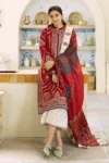 ZARASHAHJAHAN 3PC LAWN EMBROIDERED SHIRT WITH MONARK PRINT DUPATTA AND EMB TROUSER GC-3521