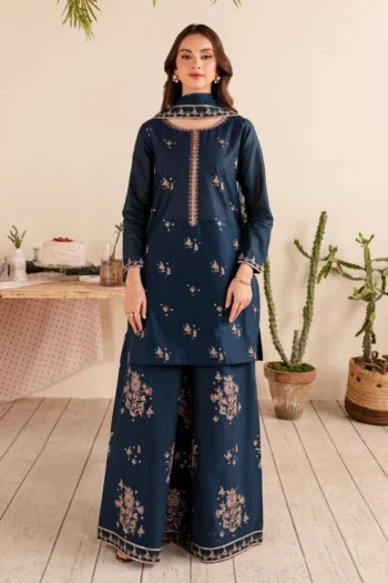 BATIK 3PC LAWN EMBROIDERED SHIRT LAWN EMBROIDERED DUPATTA AND EMB TROUSER GC-3621