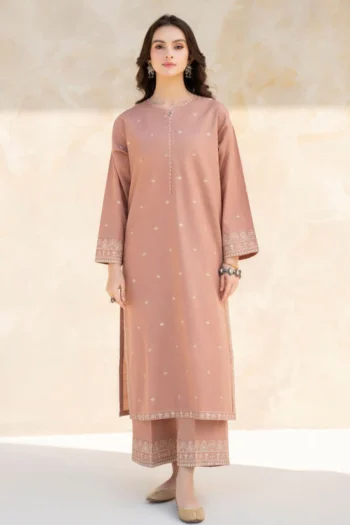 JAZMIN 2PC LAWN EMBROIDRED SHIRT WITH LAWN EMBROIDRED TROUSER GC-3451